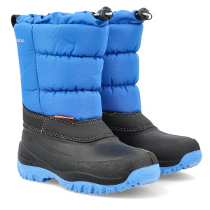 Сини детски ботушки, pvc материя и текстилна материя - ежедневни обувки за есента и зимата N 100025107